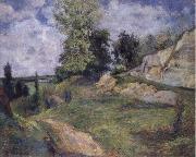 Paul Gauguin The Quarries of Le Chou near Pontoise painting